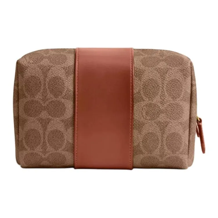 COACH Essential Coated Canvas Storage Bag, Makeup Bag, Shoulder Bag Women's-2