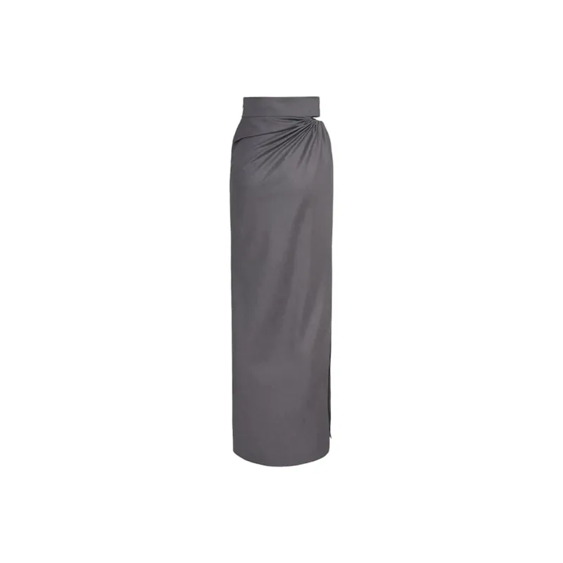 MaxMara Draped High Waisted Skirt-1