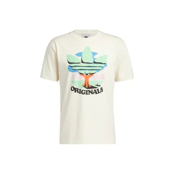 Adidas Originals Drop Shoulder Sleeve T Shirt Men's White