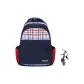 Navy Blue with Knot Charm