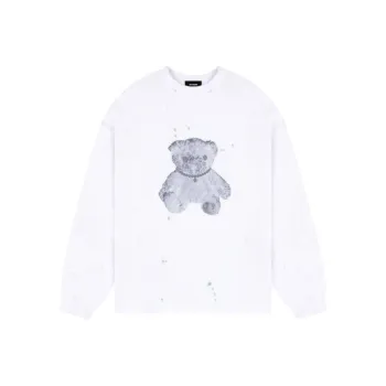 WE11DONE Teddy Bear Cotton Sweatshirt