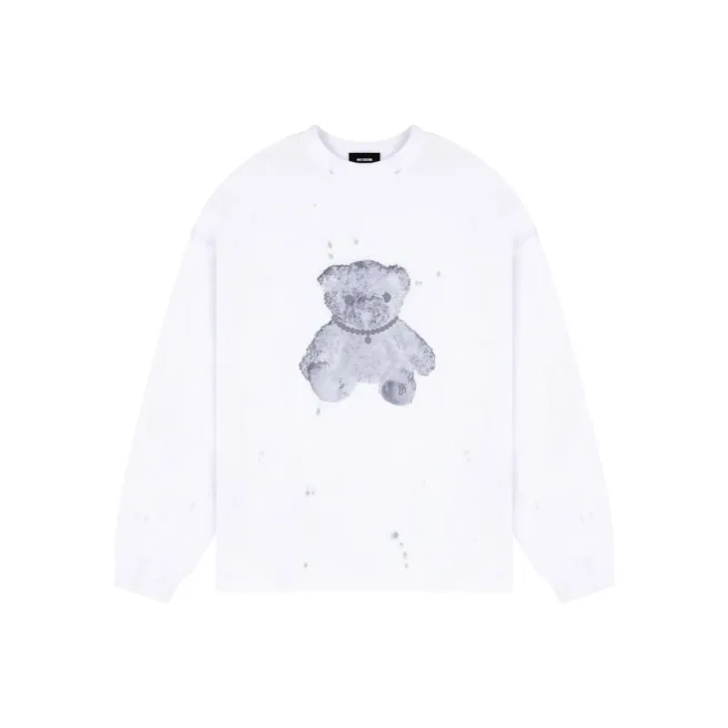 WE11DONE Teddy Bear Cotton Sweatshirt-0