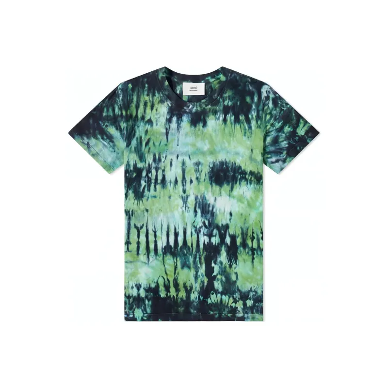 AMIPARIS Tie Dyed Crewneck T Shirt-0