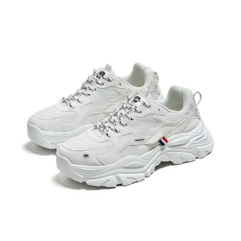 HACKBUTEER Low Top Chunky Sneakers Men's-3