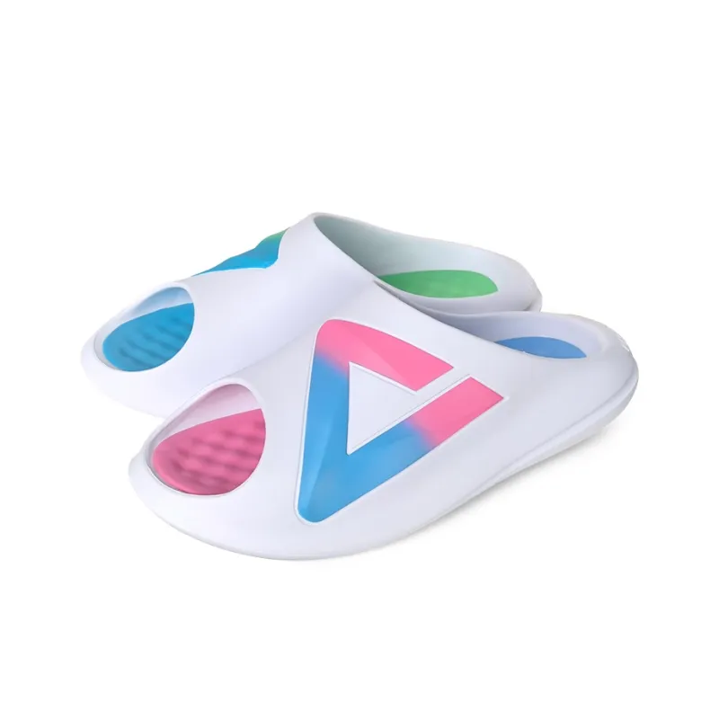 PEAK Very Small Fat Drag Slide Slippers Unisex Pink Blue-0