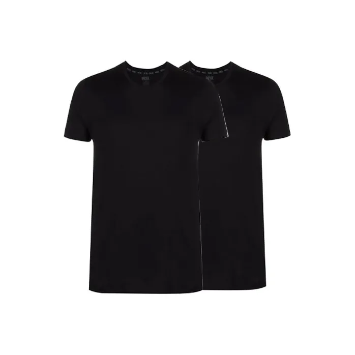 DIESEL T-Shirts Men 2 Pack Black-0