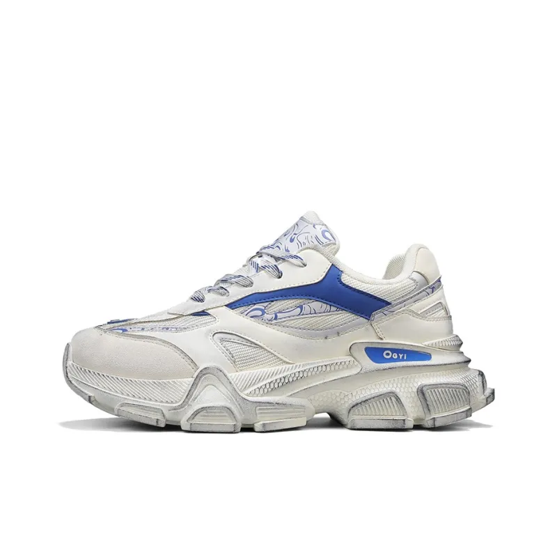 ROBINHOOD Cushioning, Slip Resistant, Abrasion Resistant Support Low Top Chunky Sneakers Men's Box-7