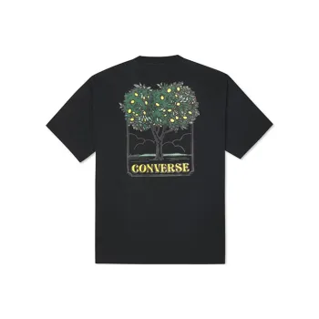 Converse Drop Shoulder Sleeve T-Shirt Men's Black