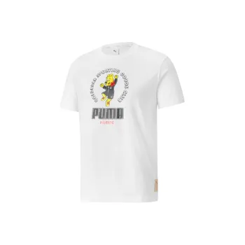 PUMA X HARIBO Bear Gummy Joint Name T-Shirts Men White