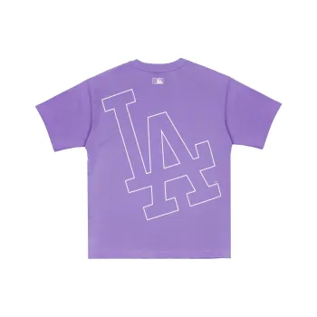 MLB Drop Shoulder Sleeve T Shirt Unisex Purple