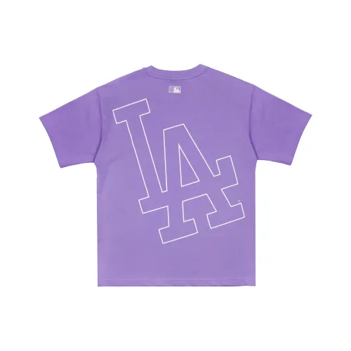 MLB Drop Shoulder Sleeve T Shirt Unisex Purple