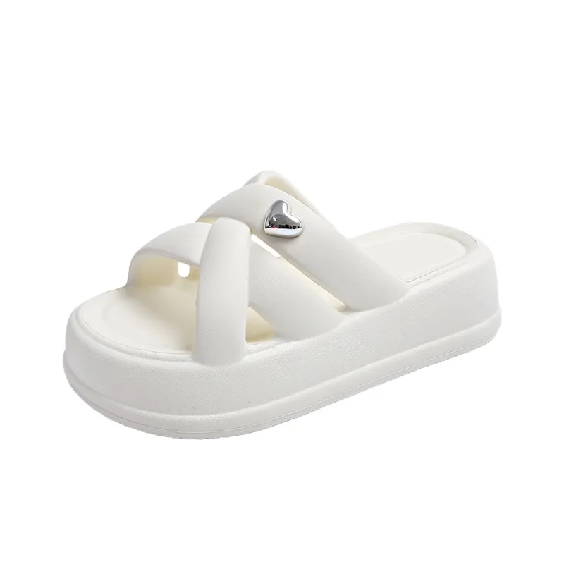 NANJIREN EVA Metal Slip Resistant Abrasion Resistant Slide Slippers Women's-0
