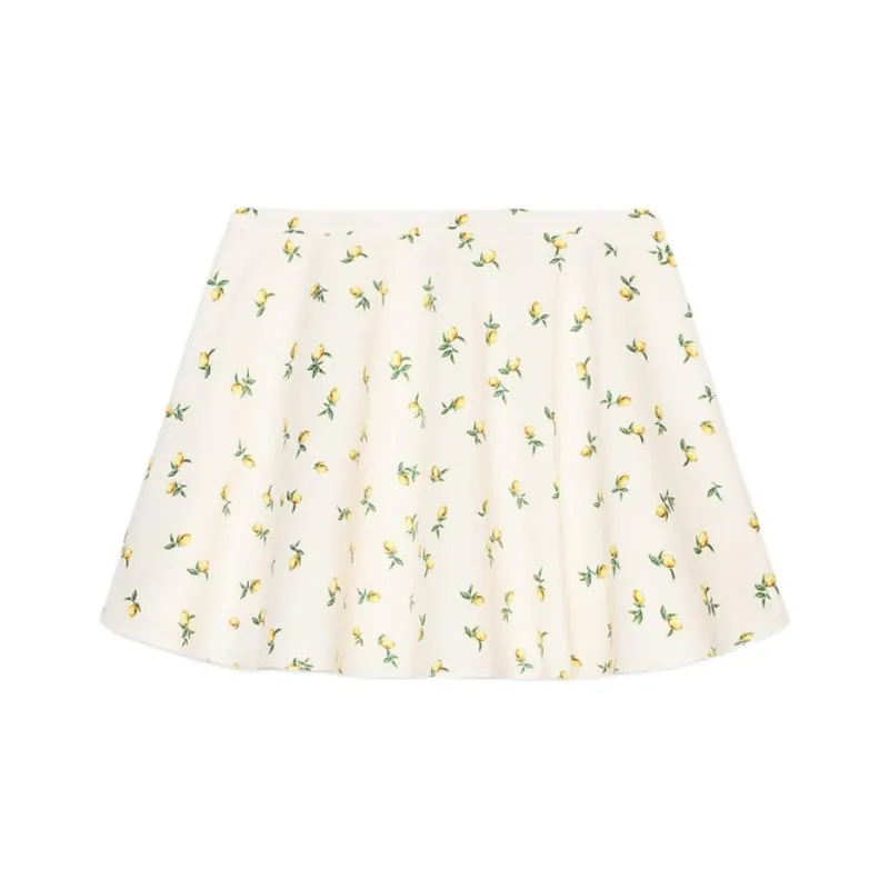 ZARA Casual Short Skirts Women's Yellow-1