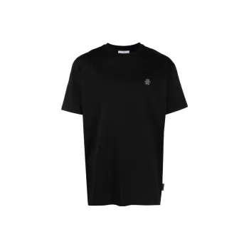 PHILIPP PLEIN Gothic Logo print T shirt