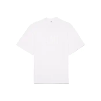 AMI Logo Printed Crewneck T-Shirt