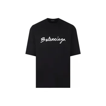 Balenciaga Script Logo T shirt