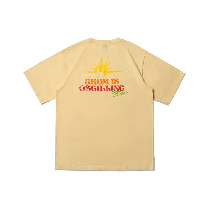 OSCill T Shirts Unisex Yellow-0