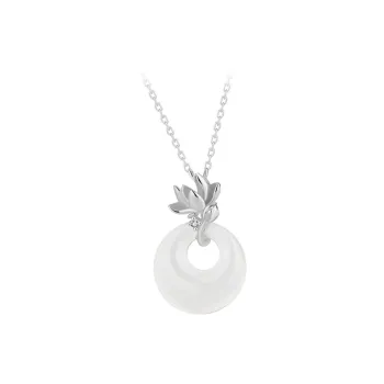 Ancient Jewelry Chalcedony Jade Necklaces Women's