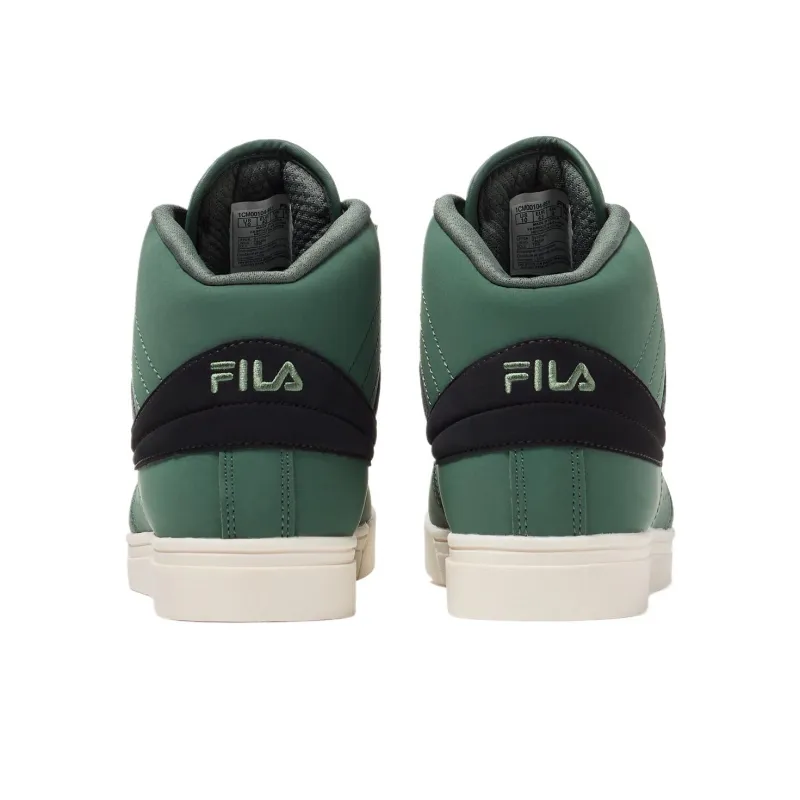 FILA High Top Skateboard Shoes Men's Green-5