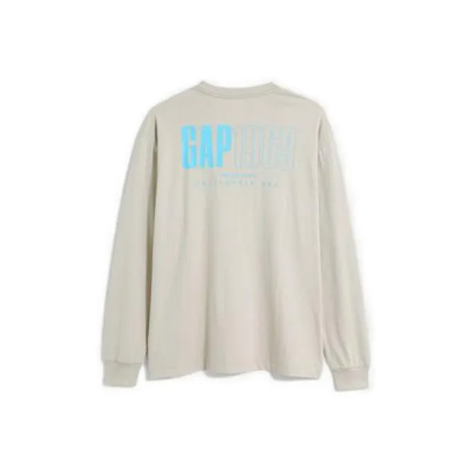 GAP SS23 T-Shirts Unisex Light Khaki-0