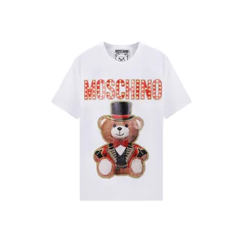 MOSCHINO SS21 T Shirt Unisex White