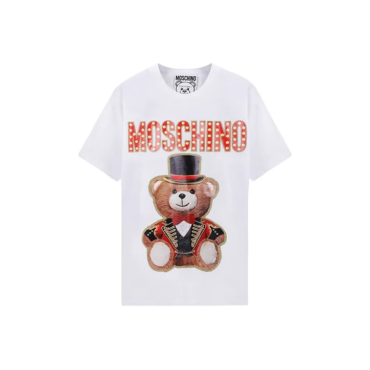 MOSCHINO SS21 T Shirt Unisex White-0