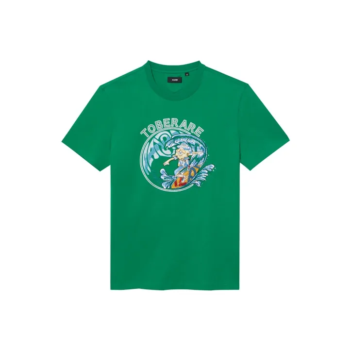 RARE Short Sleeved T Shirts Men's Green-0
