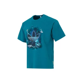 Adidas Originals T Shirt Unisex Natural Wild Duck Green