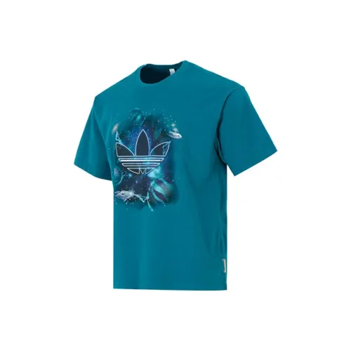 Adidas Originals T Shirt Unisex Natural Wild Duck Green