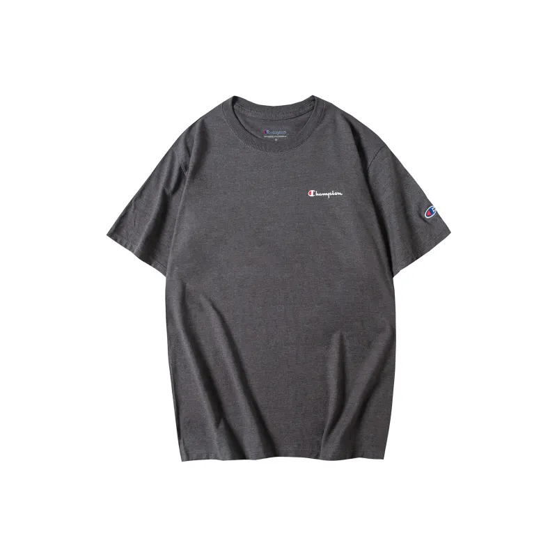 Champion T Shirt US Version Unisex Dark Gray-0