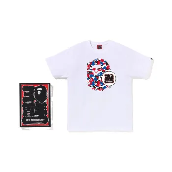 A BATHING APE Store London Bape 30th Anniversary Ape Head Tee Set