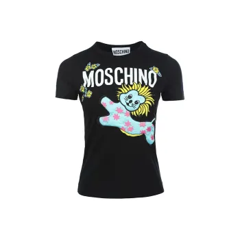 MOSCHINO T Shirts Unisex Black