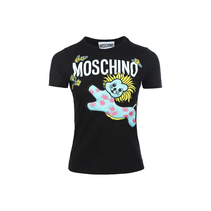 MOSCHINO T Shirts Unisex Black-0