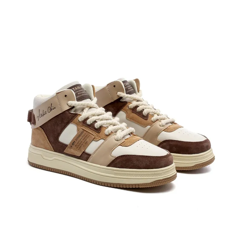 AMICNIEGD Breathable High Top Skateboard Shoes Men's-3