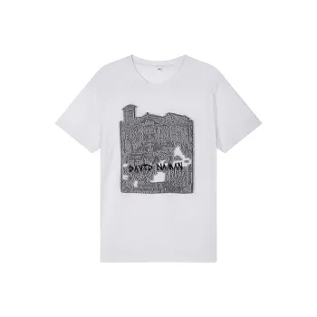 DAVID NAMAN Laputa Collection SS22 T Shirt Men's White