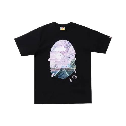 A BATHING APE Sakura Photo Ape Head Tee SS22
