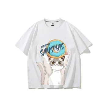 SANSYAS MENGCHONGJUNTUAN Straight T-Shirt Unisex