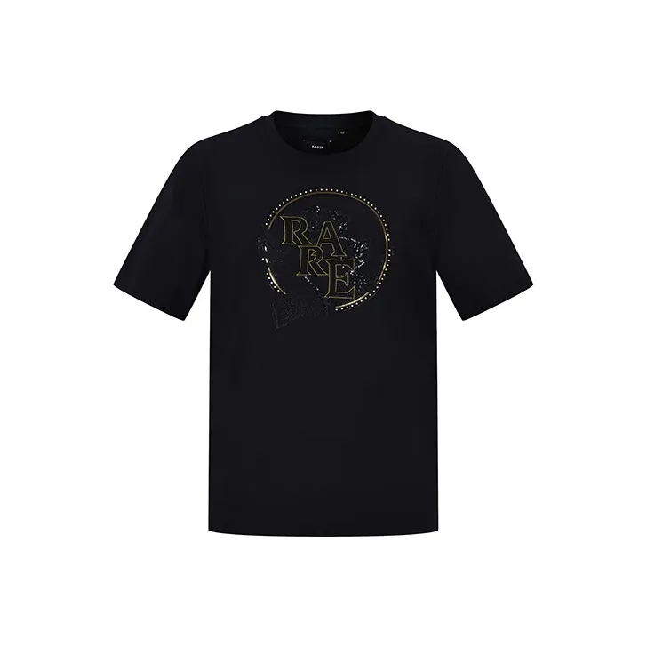 RARE Short Sleeved T Shirts Men's Black-0