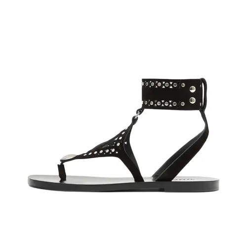 ISABEL MARANT Edil One Strap Sandals Women's Black
