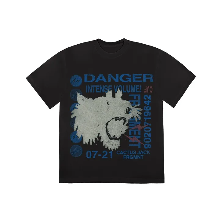 Travis Scott Cactus Jack For Fragment Danger Tee-0