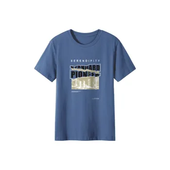 PIONEER CAMP T Shirts Unisex Smoke Blue