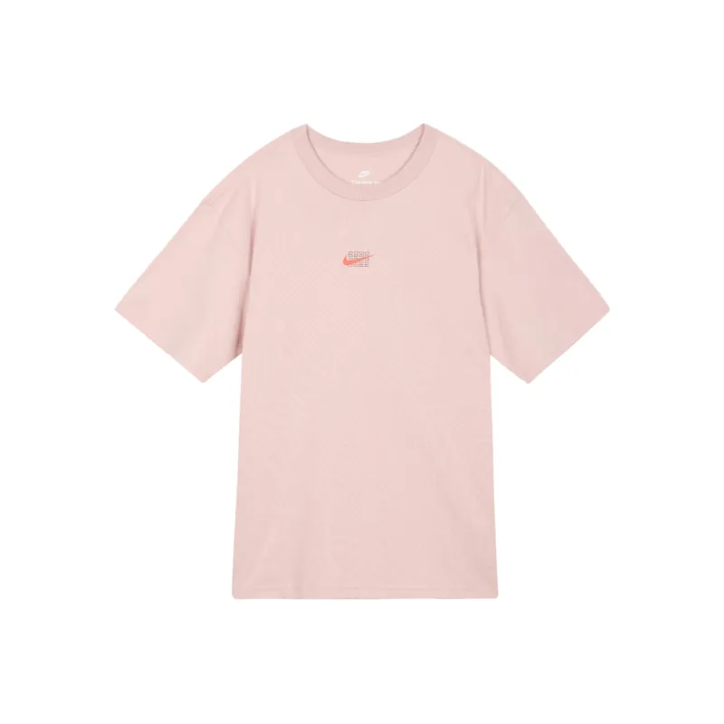 Nike Drop Shoulder Sleeve T-Shirt Men's Oxford Pink-0
