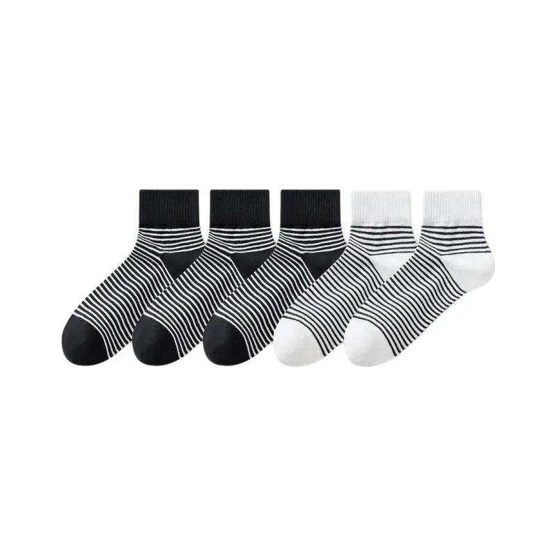 Temooues Mid Calf Socks Unisex 5 Pack-8