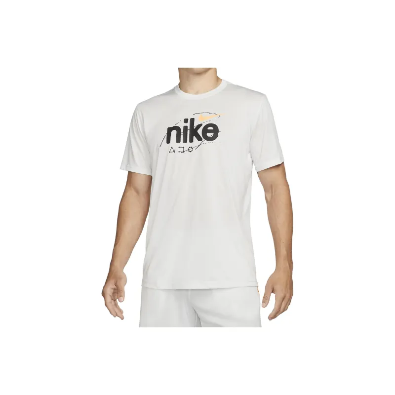Nike T Shirts Men White-0