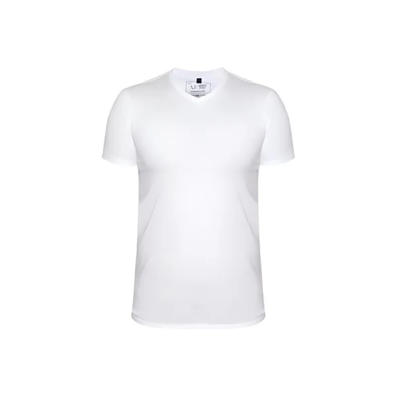 ARMANI JEANS T Shirts Men White-0