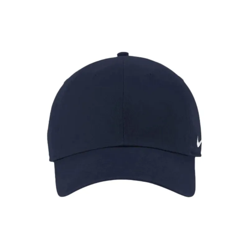 Nike Cotton, Twill, Metal Baseball Caps Unisex Dark Blue-1