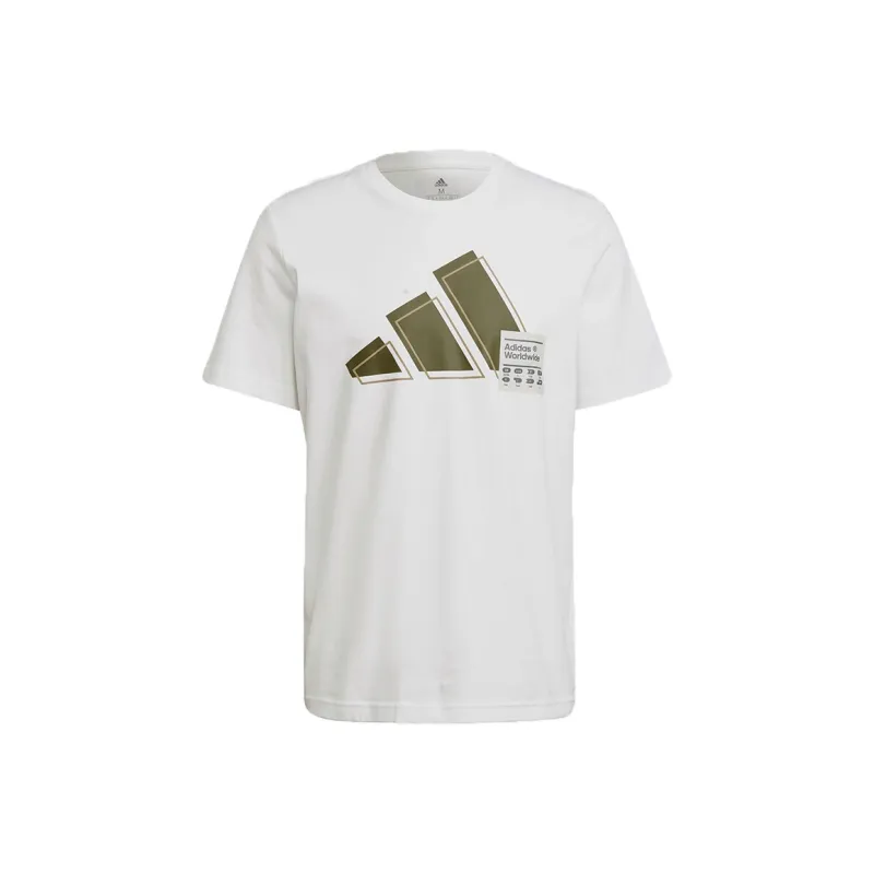 Adidas T Shirts Men White-0