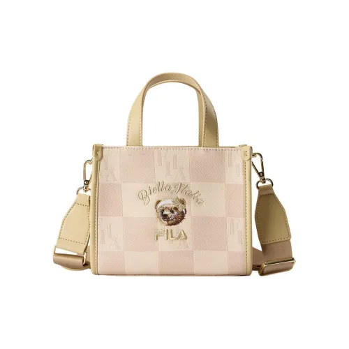 FILA Pattern Handbag Women's Wheat Bran