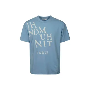 IH NOM UH NIT T Shirts Men Sky Blue