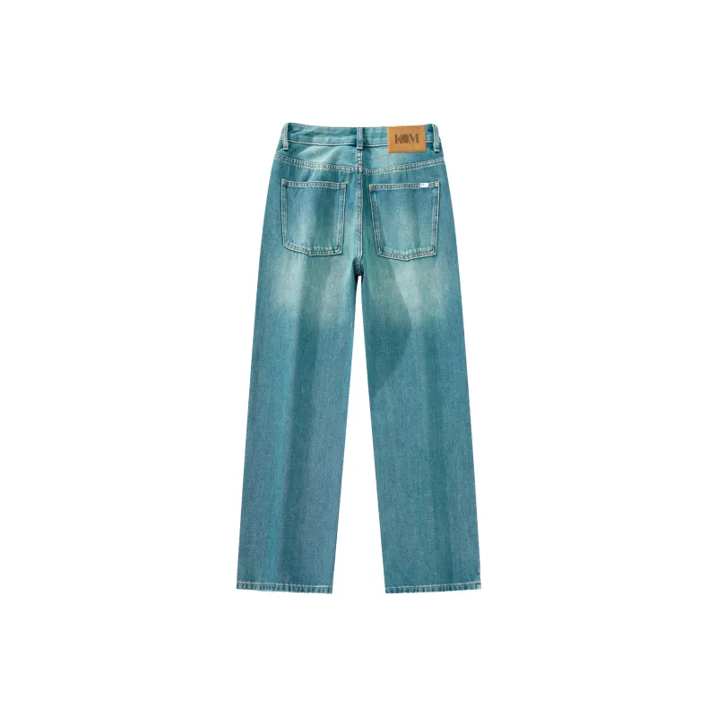 KM Jeans Unisex Peacock Blue-1